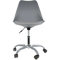 Avis The home deco factory Fauteuil de bureau Kiruna - Gris