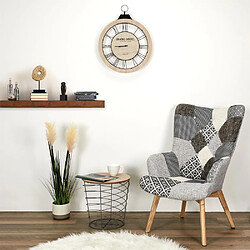 The Home Deco Factory Fauteuil design patchwork gris