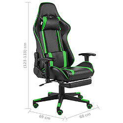 vidaXL Chaise de jeu - Vert pas cher