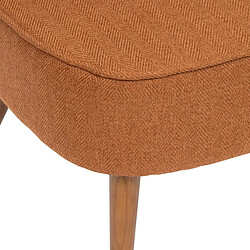 Pegane Fauteuil PU Ambre