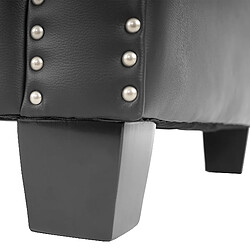 Acheter Mendler Fauteuil Chesterfield - Noir