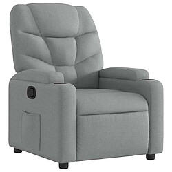 VidaXL Fauteuil inclinable - Gris clair