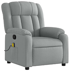 Acheter vidaXL Fauteuil de massage - Gris clair