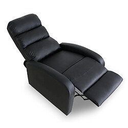 Fauteuil relax Lasco - Noir