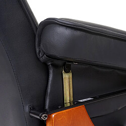 Acheter Mendler Fauteuil de relaxation pivotant - Noir