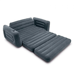 Intex Chaise Coulissante Gris Foncé