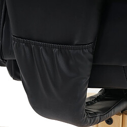 Mendler Fauteuil TV pivotant - Noir pas cher