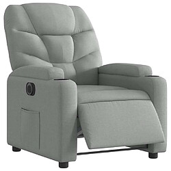 Avis vidaXL Fauteuil inclinable - Gris clair