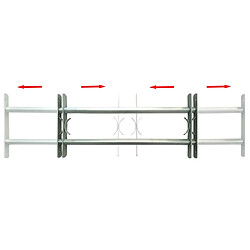 vidaXL Grille de sécurité réglable 500-650 mm