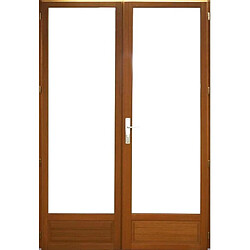 GD Porte Fenêtre Bois 2 Vantaux - H205xL100