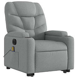 Acheter vidaXL Fauteuil de massage électrique - Gris clair