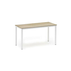 URBAN FACTORY Bureau de Travail - Blanc et beige