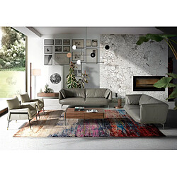 Acheter Angel Cerda Fauteuil en cuir gris perle