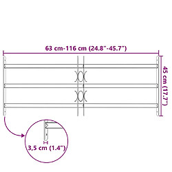 vidaXL - Grille Réglable de Sécurité 700-1050 mm pas cher