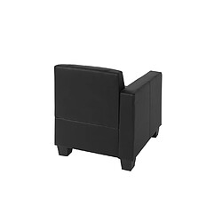 Mendler Fauteuil Lyon - Noir pas cher