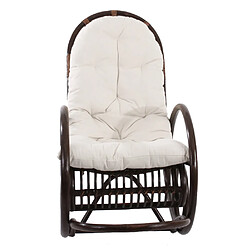 Acheter Mendler Rocking chair rétro - Marron