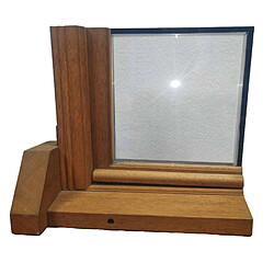 GD - Fenêtre Bois 2 Vantaux H135 x L90 pas cher