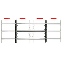 vidaXL - Grille Réglable de Sécurité 700-1050 mm