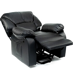 Eco-De ECODE® Fauteuil de massage Monaco Relax - Noir