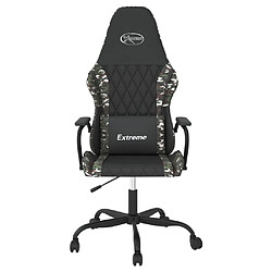 Avis vidaXL Chaise de jeu - Noir/Camouflage