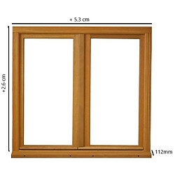 Acheter GD Fenêtre Bois 2 Vantaux - H115 x L100