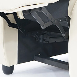 Acheter Mendler Fauteuil relax Lincoln - Crème