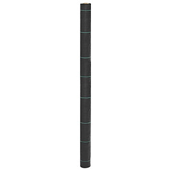 VidaXL Membrane anti-mauvaises herbes - 1,5 x 50 m - Noir Membrane anti-mauvaises herbes - Polypropylène stabilisé aux UV - Haute perméabilité - 100 g/m²