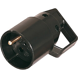 Lebenoid fiche femelle 2P+T 16A - Noir