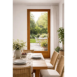 GD - Porte Fenêtre Bois 1 Vantail H215 x L80