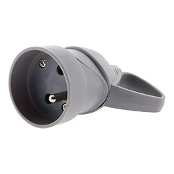 Zenitech fiche femelle 2P+T 16A - Gris