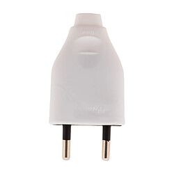 Zenitech Fiche mâle 2P 6A - Blanc