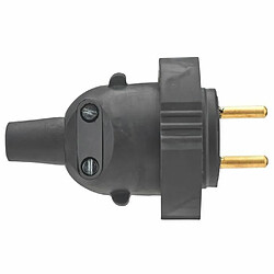Debflex Fiche mâle 2P+T 16 A - Noir