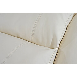 Mendler Fauteuil relax Lincoln - Crème