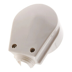 Zenitech 19JV10 - fiche mâle coudée 2P+T 20A - Blanc