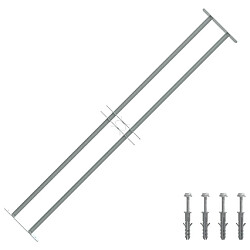 vidaXL Grille de Sécurité Réglable 1000-1500mm