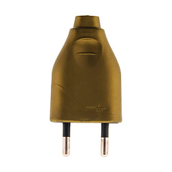 Zenitech Fiche mâle 2P 6A - Or