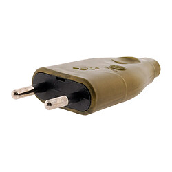 Zenitech Fiche mâle 2P 6A - Or