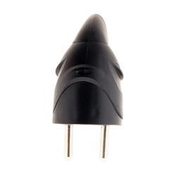 Zenitech Fiche mâle coudée 2P+T 16A - Noir