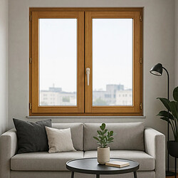 GD Fenêtre Bois 2 Vantaux - H115 x L100 Fenêtre 2 vantaux en bois - Vitrage 4/16/4 FE + Argon - Prêt à peindre