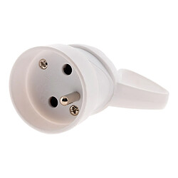 Zenitech fiche femelle 2P+T 16A - Blanc
