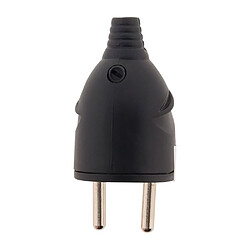 Zenitech Fiche mâle 2P+T 16A - Noir