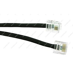 Gigamedia Cordon téléphonique RJ45/RJ11 - 1 m