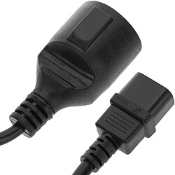 Lanberg Adaptateur Schuko CEE7 vers IEC 320 C14 pas cher