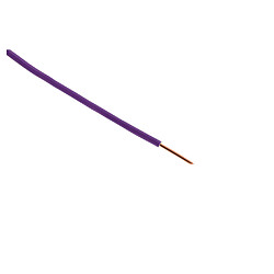 Zenitech câble H07V-U rigide 1,5 mm² - Violet