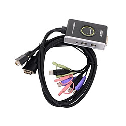 Aten CS682 Commutateur KVM - 2 PC DVI USB - Audio - Partage périphériques