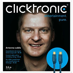 Câble antenne coaxiale Clicktronic - 5 m