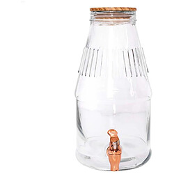 Avis The home deco factory Fontaine à boisson en verre - 3,8 L