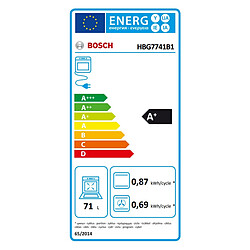 Bosch HBG7741B1 - Noir pas cher