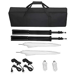 Acheter vidaXL Kit Studio Et Toile de Fond Noire