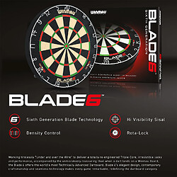 Winmau cible de fléchettes Blade 6 pas cher